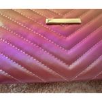 Iridescent Pink Clutch Transparent Sports Stadium Theatre Bag Clear Beach Clutch Photo 5