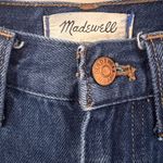 Madewell Women's Jeans Blue Baggy Straight Denim Medium Wass Frayed Hem Sz 24 Photo 4