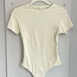 SKIMS Bone Cotton TShirt Bodysuit S Photo 3