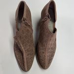 1. State  Shoes Womens Size 7.5M Pink Leather Booties Cutout Perforated IDDAH‎ Photo 2