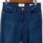 frame denim  Womens Le High Skinny Jeans Size 27 Harper Dark Wash Minimal Luxury Photo 3