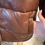 We Wore What  || Brown Puffer Jacket Photo 5