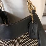 Coach Legacy Black Phoebe Jacquard Leather Shoulder Bag with Crossbody Strap Photo 5