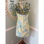 Lilly Pulitzer  6 Koi Fish Sleeveless vintage halter dress Turquoise Photo 3