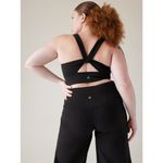 Athleta New Warrior Longline Twist Bra XS Cup A-C Black Photo 3