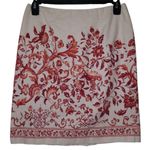 Talbots Floral Skirt Size 12 Photo 0