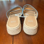 Eileen Fisher  NEW Mayla Denim Three-Band Wedge Espadrilles Sandals Size‎ 9 Photo 3
