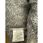 JM Collection 1X Textured Knit Cardigan Short Sleeve Buttons Gray Silver NWT Photo 3