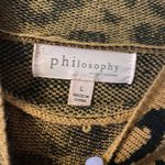 Philosophy Cheeta Sweater Size L Photo 1