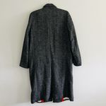 ZARA Gray Single Breasted Wool Blend Long Coat - S Photo 4