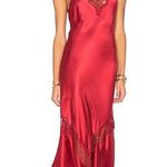 LPA  Revolve Satin Lace Maxi Dress Photo 0