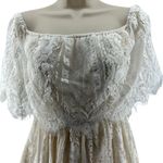Baltic Born  Caroline Lace Maxi Dress Off White Womens Size Small Photo 2