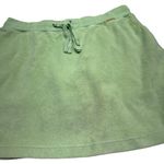Y2K N.Y.L Terry cloth mini skirt Green Size L Photo 1