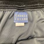 Vintage Andrea Viccaro Velvet Pencil Skirt Size 16 Stretch Whimsygoth Witchy Black Photo 2