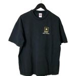 Vintage Y2K Army T Shirt Black XL Extra Large USA Graphic Tee Short Sleeve Solid Photo 0
