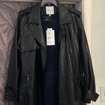 Bagatelle Black Trench Coat FAUX Photo 13