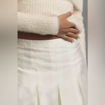 Anthropologie Maeve Pleated Taffeta Mini Skirt Photo 3