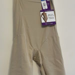 Naomi & Nicole Shapewear Size XL‎ High Waist Long Leg Beige Comfortable Firm New Tan Photo 0