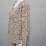 Pink Lily Said It Twice Taupe Popcorn Knit V-neck Sweater Size Medium Photo 4