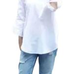 Free People  White Show Me Some Shoulder Off Shoulder Cotton Blouse Small NWOT Photo 4