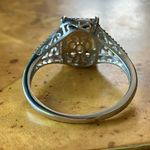 Natural Smoky Quartz Sterling Silver Solitaire Ring Size 10 Photo 4