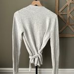 Athleta Poise Dance Wrap Light Grey Size Small Photo 4