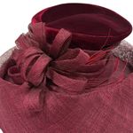 Peter Bettley New! Red straw fascinator dress hat Photo 2