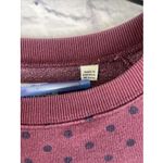 Jack Wills  Burgundy Navy Polka Dot Bloke-core Twee Jumper Sweatshirt Size 10 Photo 3