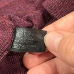 Club Monaco  100% Wool Maroon Tunic Sweater Women’s Small Photo 2