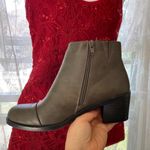 Brown faux Leather Ankle Boots Size 6 Photo 0