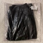 Line and Dot NWT  Black Sheepskin Stripe Pants Photo 7