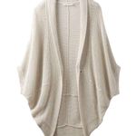 prAna NWT New Womens Beige Lima Sweater L Soft Cardigan Open Casual Organic Cott Photo 2