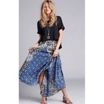 Free People Show You Off Boho High Low Hippie Maxi Asymmetrical Skirt Photo 3