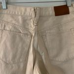 J.Crew Women's Slouchy Boyfriend Denim Straight Jeans Natural Ecru Size 25 New Photo 6