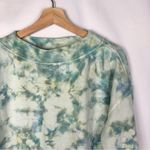 Anthropologie Pilcro Eleyna Blue Tie Dye Long Sleeve Sweatshirt M Photo 3