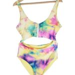 Bebe Vintage One Piece Cutout Swimsuit Size Large Photo 0