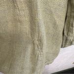 Flax  Linen Snap Front Jacket Size Medium Photo 12