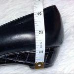 ROS HOMMERSON H36070 Womens Black Leather Snakeskin Wedge Dress Mules Shoes 7.5M Size 7.5 Photo 11