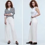 Madewell New!  The Curvy Emmett Wide-Leg Jean in Tile White‎ , size 31 Photo 2