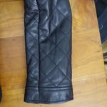 Lamb Leather & Wool Blend Moto Style Jacket by Truth Of Touch Small Black Photo 5