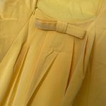 Vivi Party Women’s Small Yellow Bow Mini Dress Photo 2