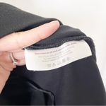 MM.LaFleur V-Neck Textured Ponte The Evelyn Dress in Black Photo 5