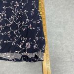 J.Jill Women's XL Floral Flare Skirt Elastic Waist Side Zip Theater Church Work Photo 6