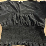 Revamped Black Ruffle ReVampred Crop Top XL Photo 0