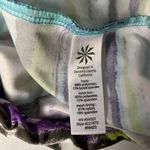 Athleta  Airbrush Tinker Bra Tank Top XXS Blue Green Activewear Workout Photo 3