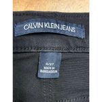 Calvin Klein Jeans CALVIN KLEIN Womens Black High Rise Skinny Button Fly Jeans NWT Size 4 (5081) Photo 6