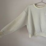 Levi's Levi’s Women’s Cream Sherpa Crewneck Sweatshirt Size XS Photo 1