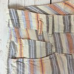 Free People Beige Striped High-Rise shorts Size 8 Photo 4