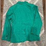 Greylin  Havana Boyfriend Linen Blend Green Blazer Photo 3