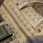Versace  Leather satchel color cream soft Leather Photo 11